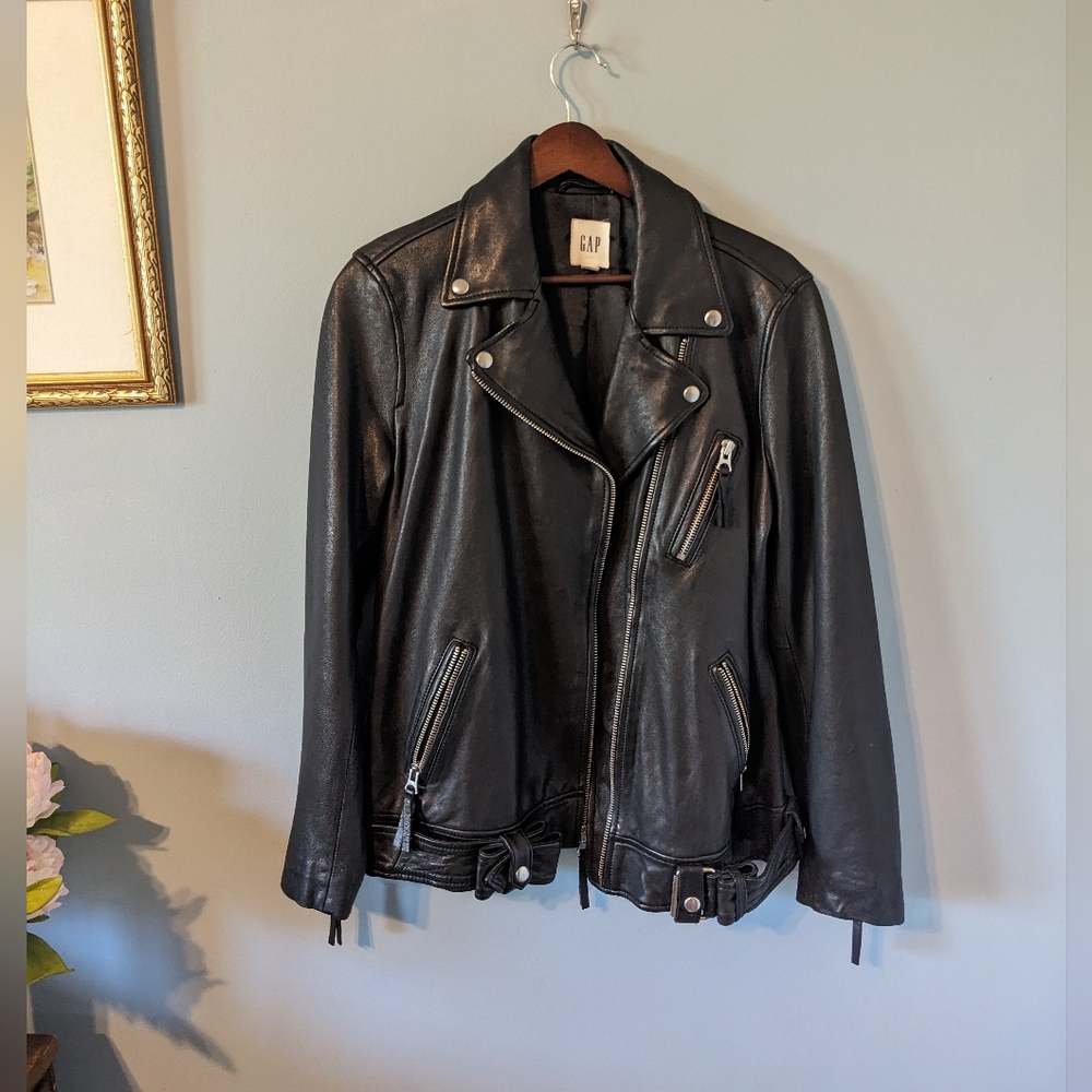 Gap Genuine Lamb Leather Jacket S